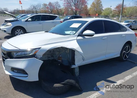 2019 Honda Accord Sport 2.0T from USA, damaged, VIN 1HGCV2F37KA016576